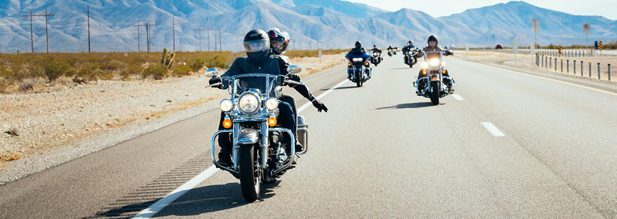 Group riding tips for motorcycle touring